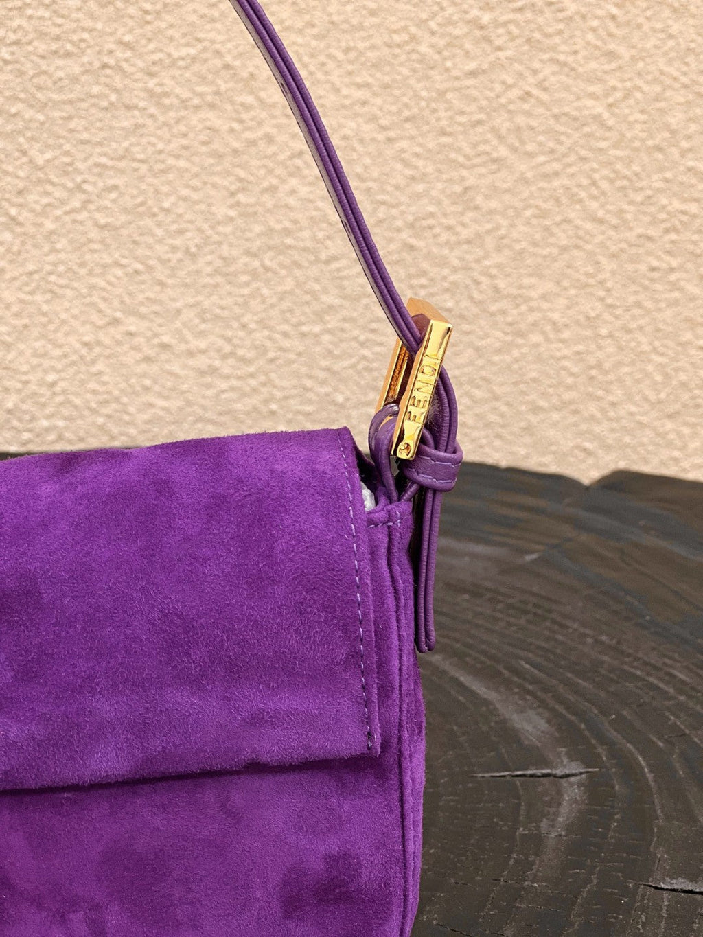 FI Baguette Purple Bag For Woman 25cm/9.5in