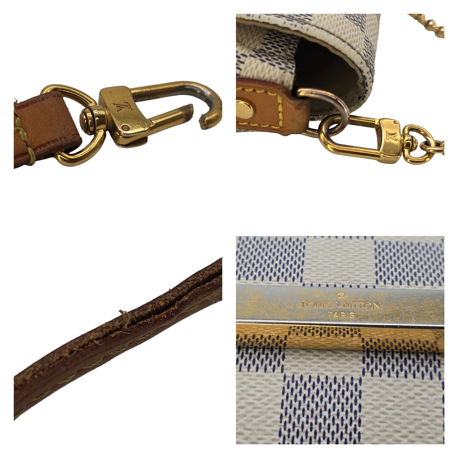 Louis Vuitton Damier Azur Favorite Crossbody Bag