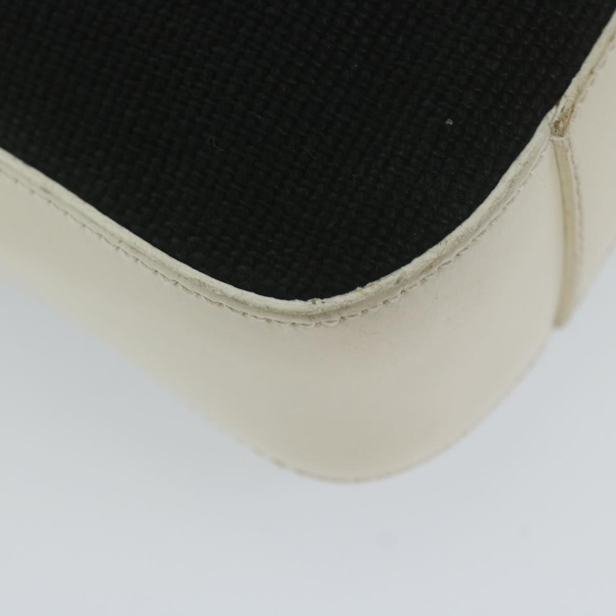 GUCCI Shoulder Bag Canvas White Black 001 3812 61341