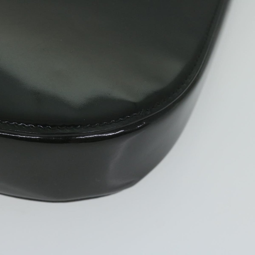 GUCCI Shoulder Bag Enamel Black 001 3193 61342