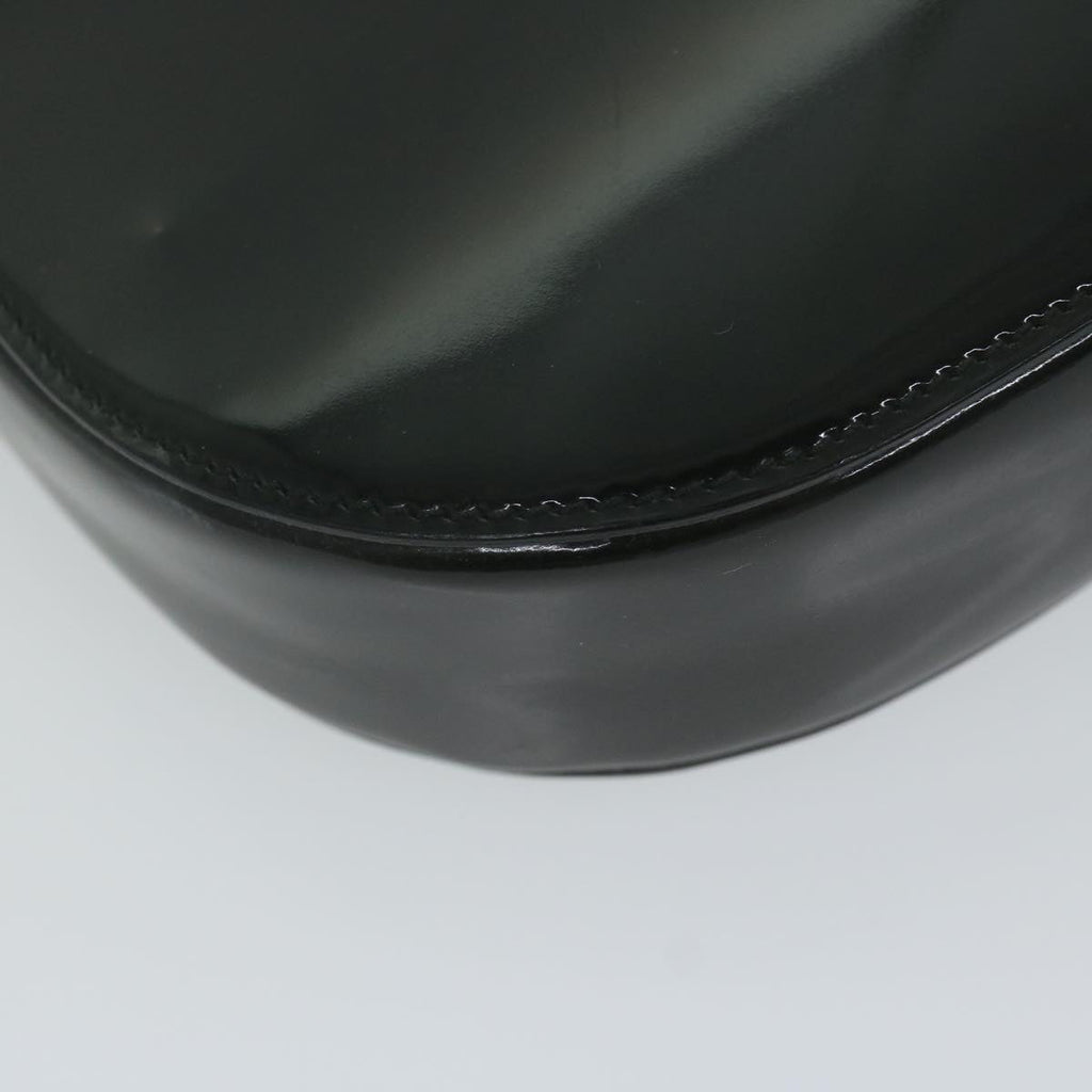GUCCI Shoulder Bag Enamel Black 001 3193 61342
