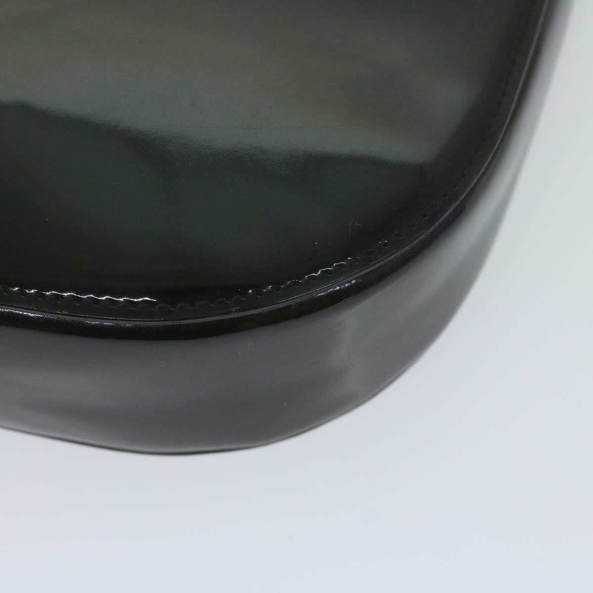 GUCCI Shoulder Bag Enamel Black 001 3193 61342