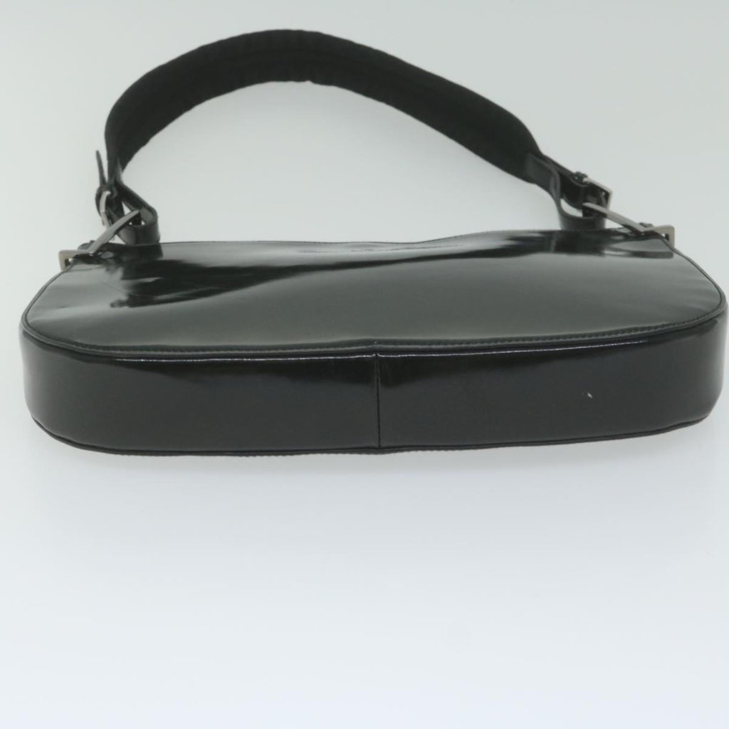 GUCCI Shoulder Bag Enamel Black 001 3193 61342