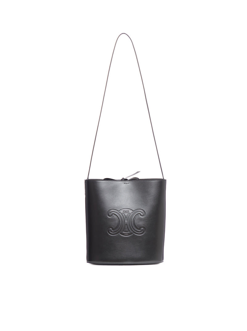 Celine Men Small Bucket In Smooth Calfskin Black
