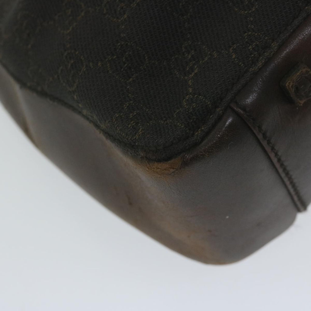 GUCCI GG Canvas Hand Bag Brown 101919 61420