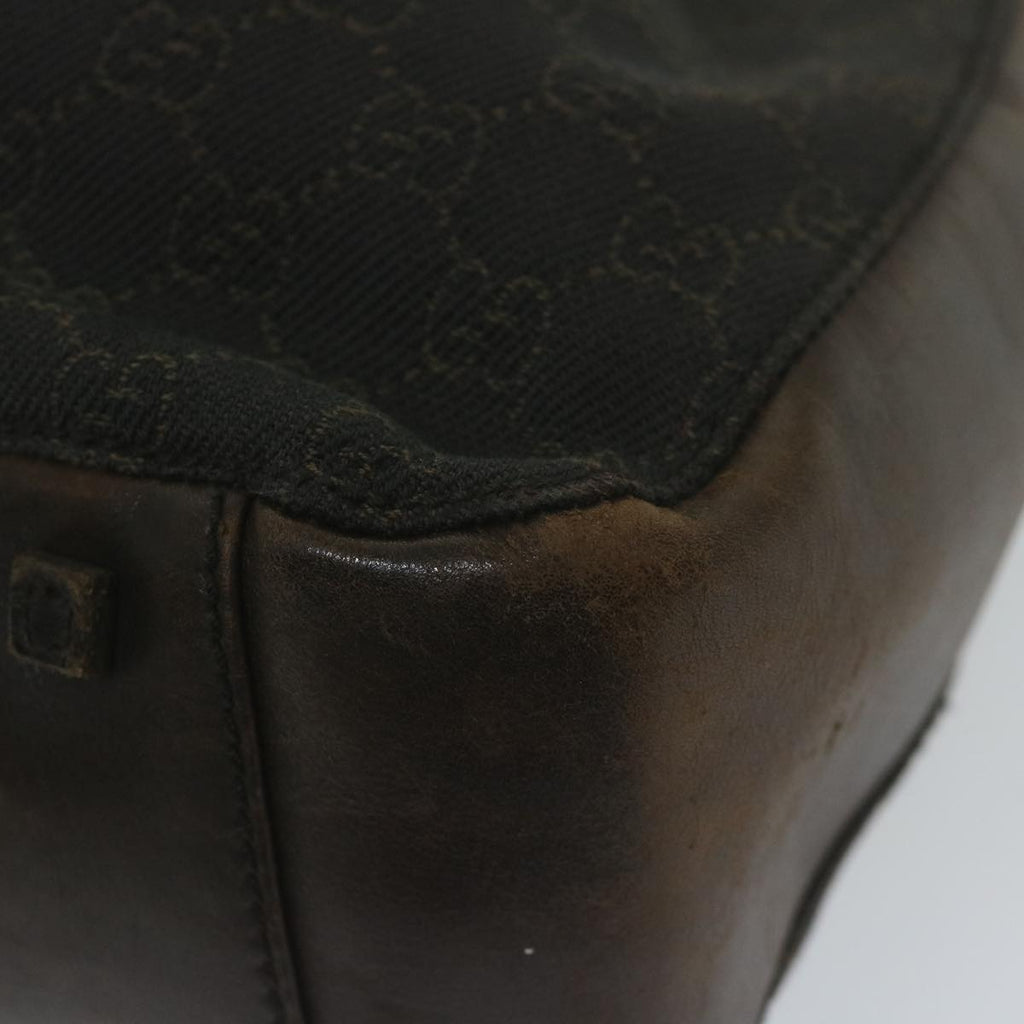 GUCCI GG Canvas Hand Bag Brown 101919 61420