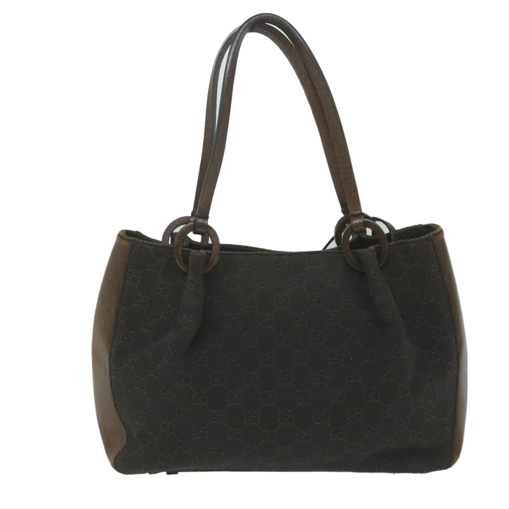 GUCCI GG Canvas Hand Bag Brown 101919 61420