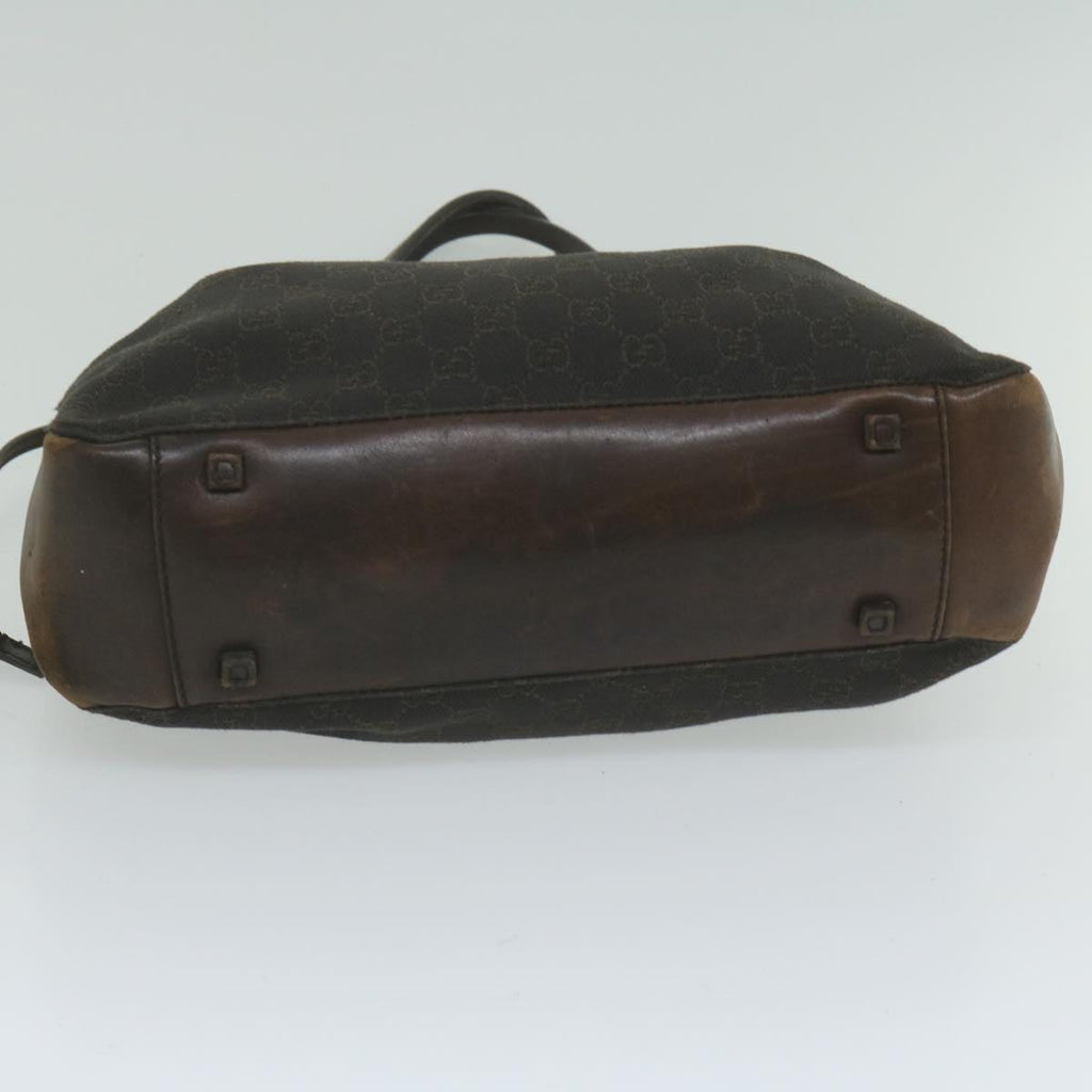 GUCCI GG Canvas Hand Bag Brown 101919 61420