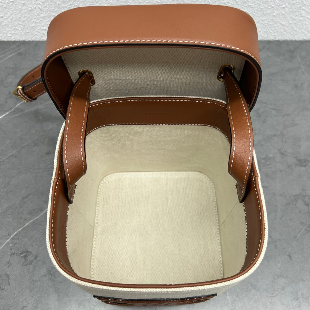 GLAMI MeGLAMIum Box Cuir Triomphe In Textile Natural / Tan For Women 6in/16cm 199252EGlamI.02NT