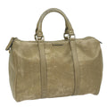 GUCCI GG Canvas Hand Bag Gold 193603 61422