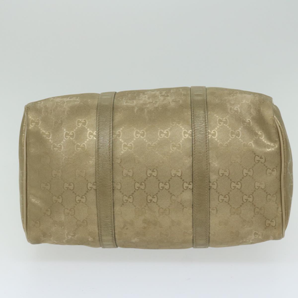 GUCCI GG Canvas Hand Bag Gold 193603 61422