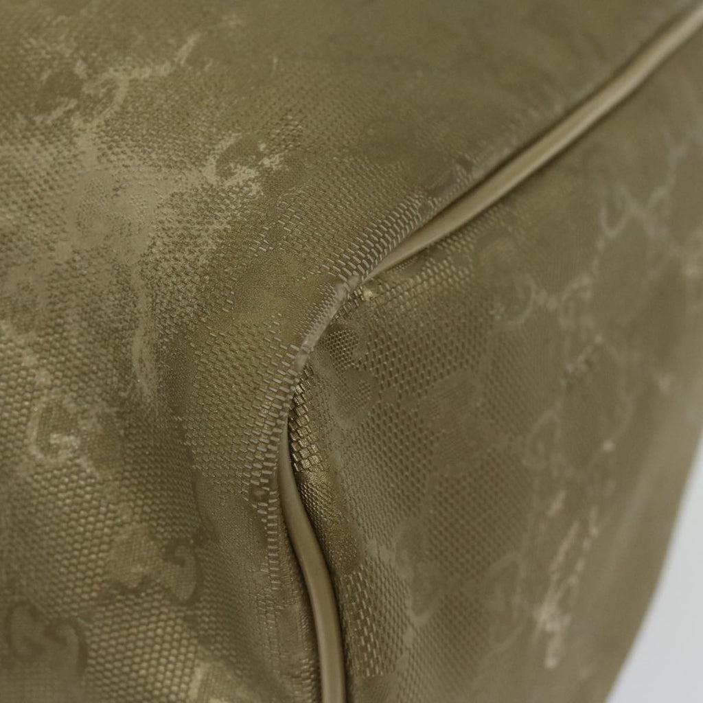 GUCCI GG Canvas Hand Bag Gold 193603 61422