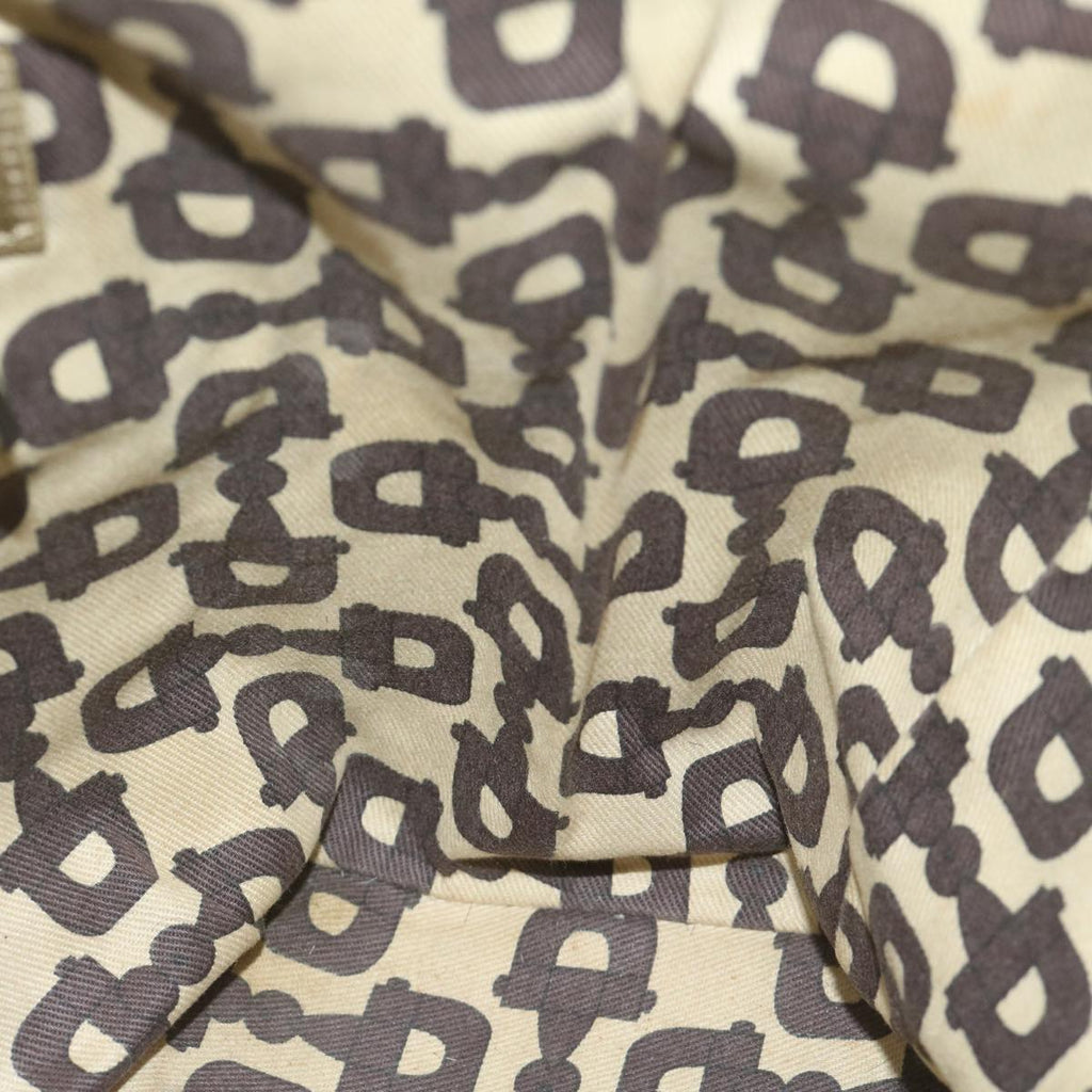 GUCCI GG Canvas Sherry Line Tote Bag Beige Black 137896 61423