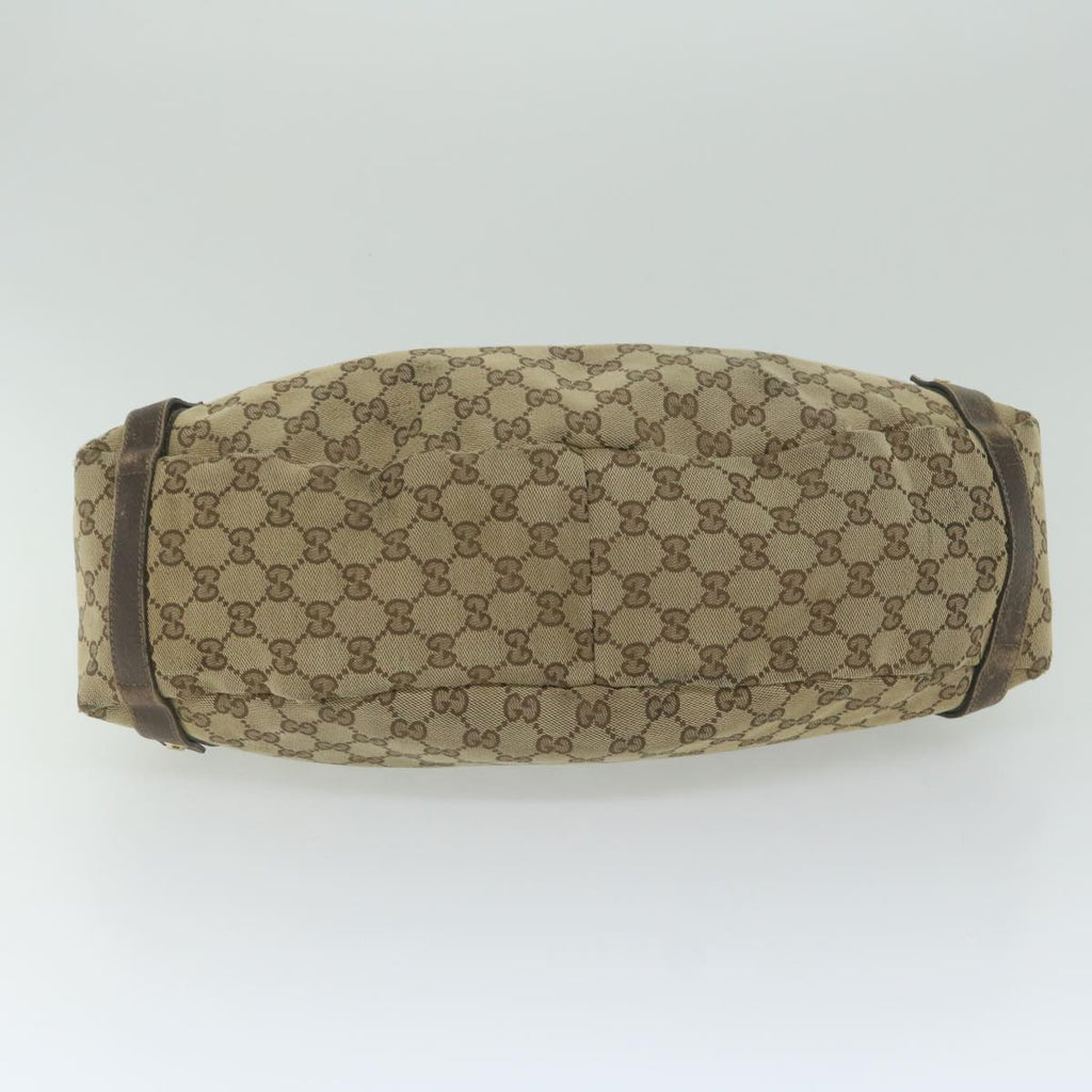 GUCCI GG Canvas Tote Bag Beige 130736 61424