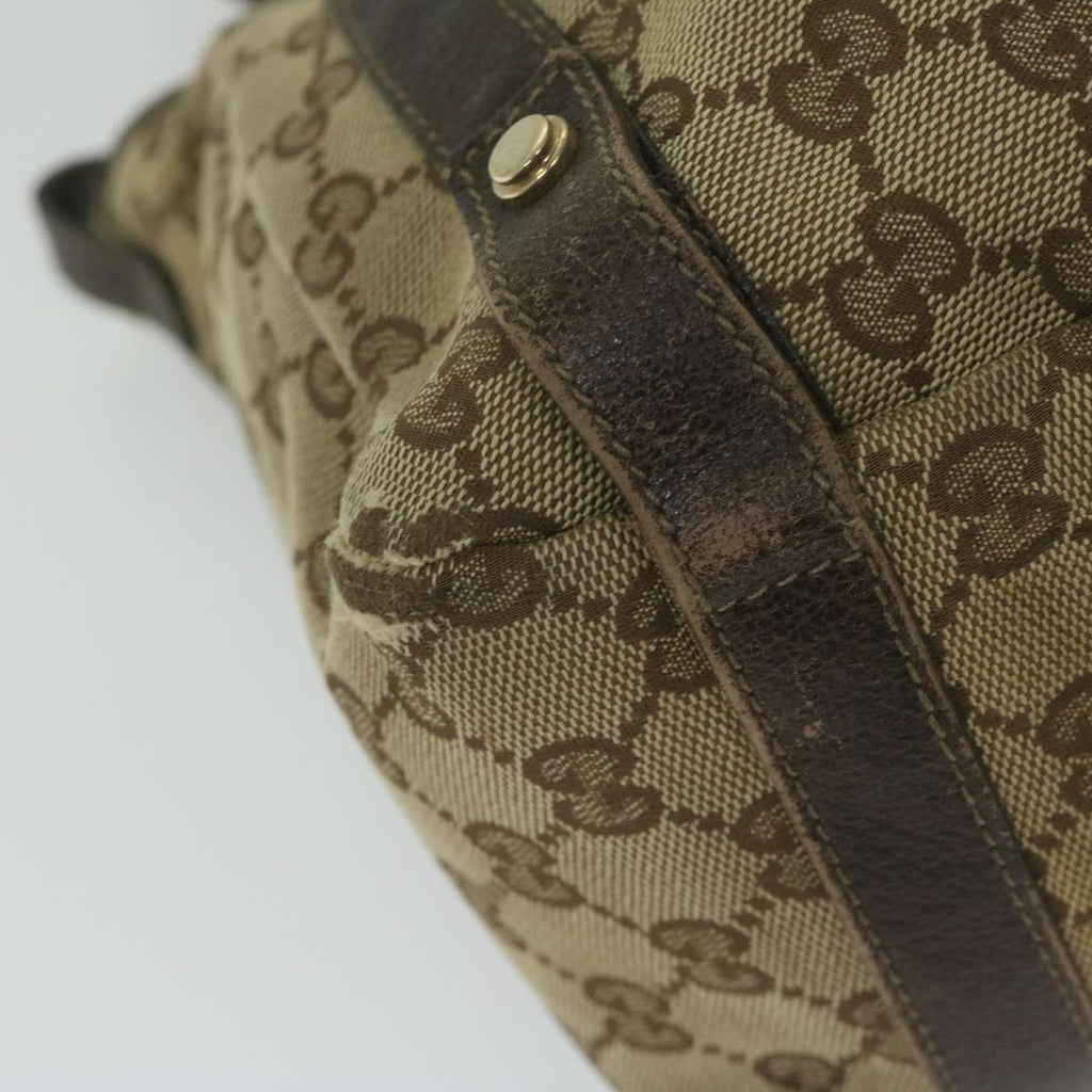 GUCCI GG Canvas Tote Bag Beige 130736 61424
