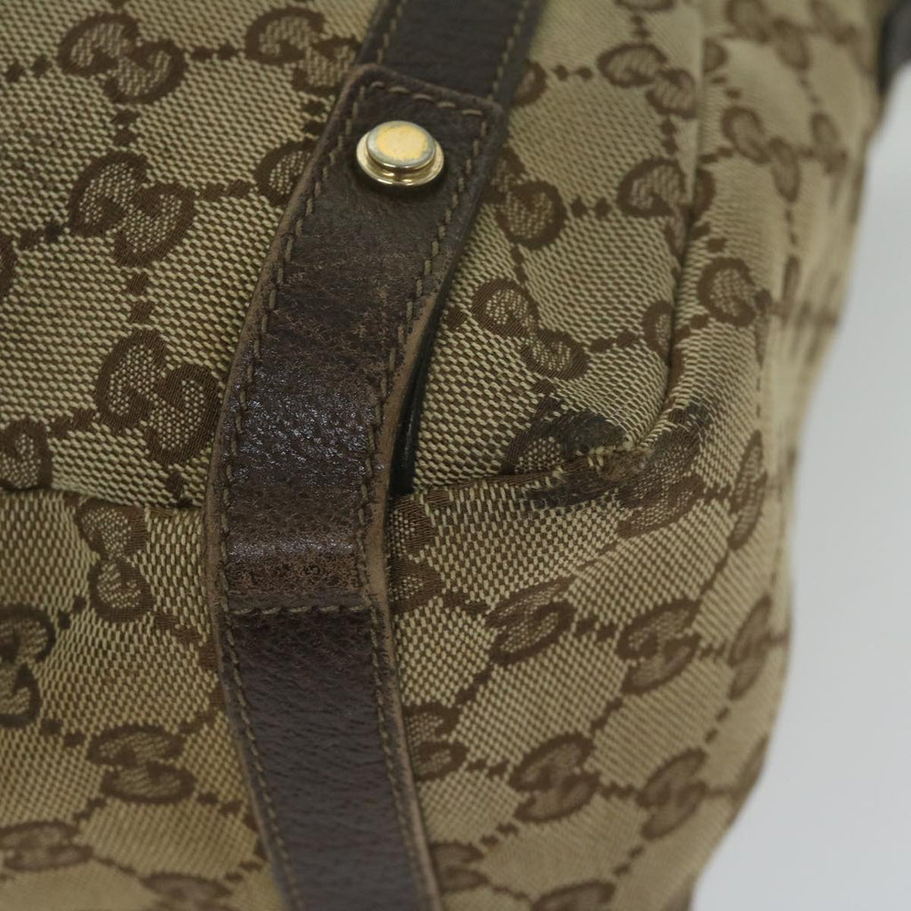 GUCCI GG Canvas Tote Bag Beige 130736 61424