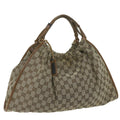 GUCCI GG Canvas Hand Bag Beige 76554 61426