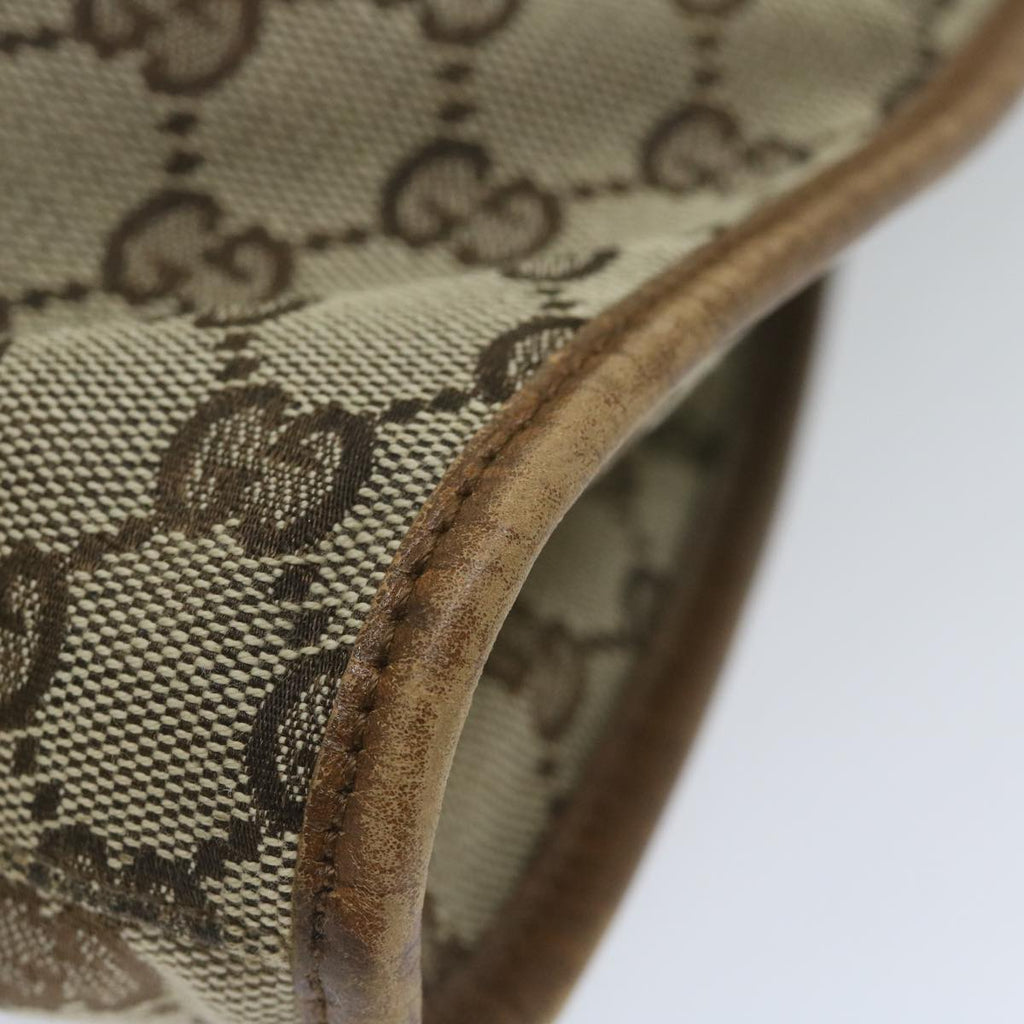 GUCCI GG Canvas Hand Bag Beige 76554 61426