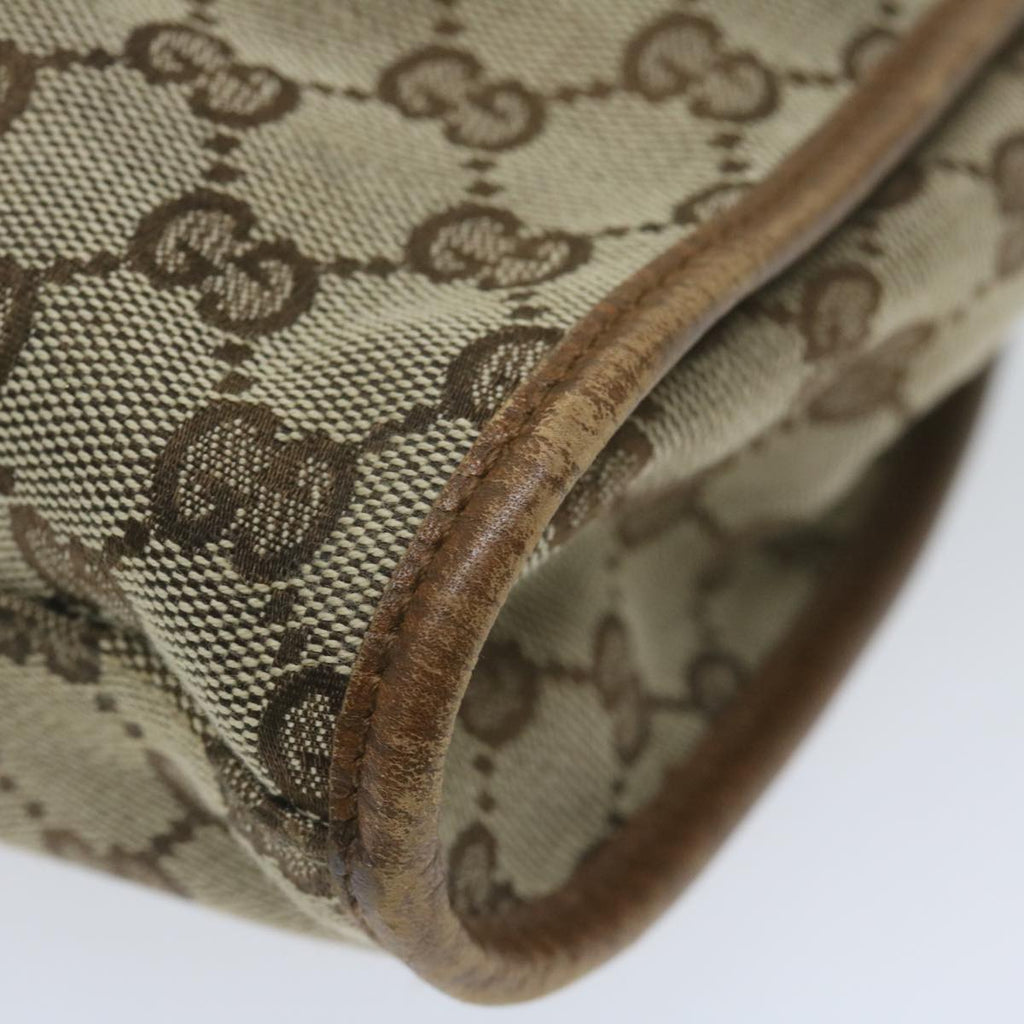 GUCCI GG Canvas Hand Bag Beige 76554 61426