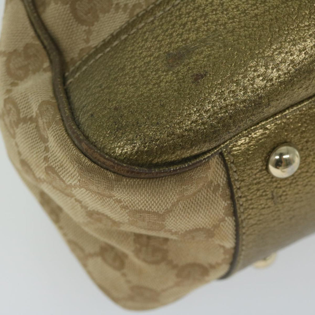 GUCCI GG Canvas Tote Bag Beige 163805 61430