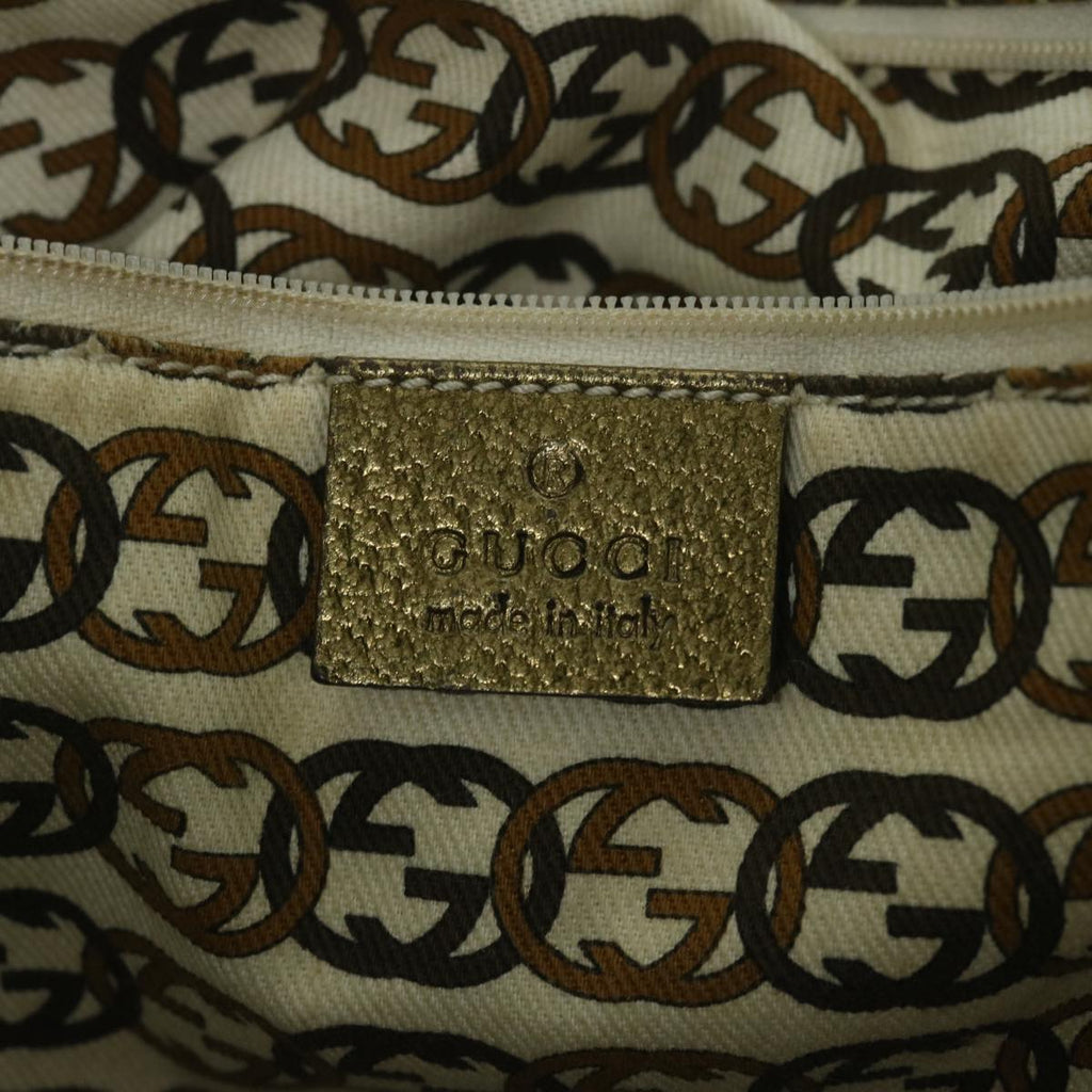 GUCCI GG Canvas Tote Bag Beige 163805 61430