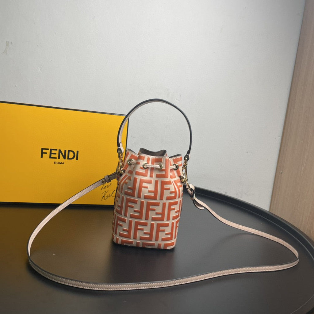 FI Mon Tresor Orange Mini Bag For Woman 18cm/7in