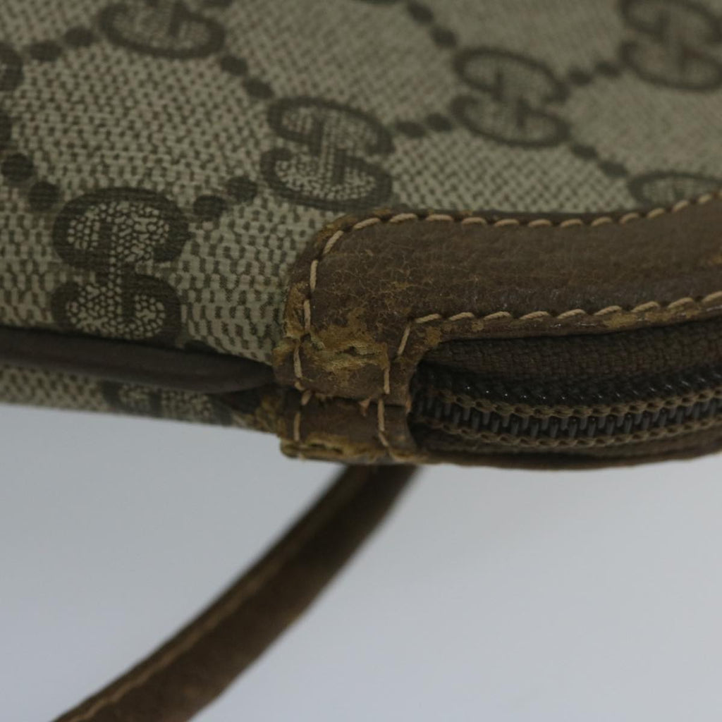 GUCCI GG Supreme Web Sherry Line Shoulder Bag Beige Red 904 02 047 61456