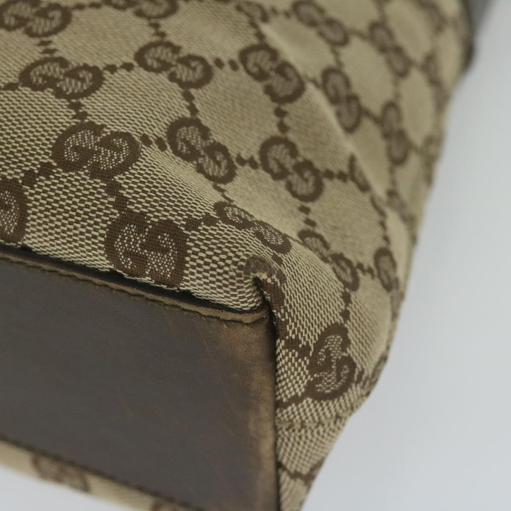 GUCCI GG Canvas Jackie Shoulder Bag Beige 110291 61488