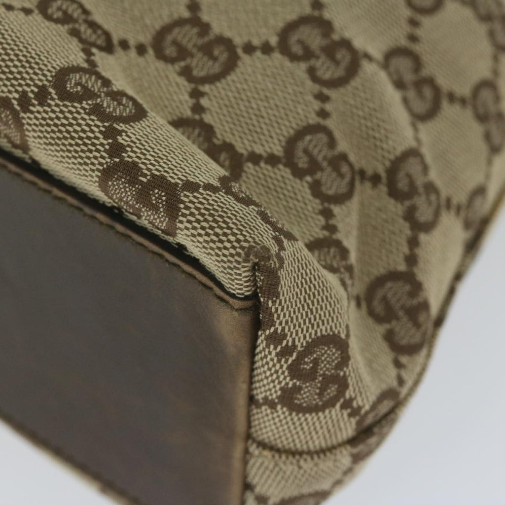 GUCCI GG Canvas Jackie Shoulder Bag Beige 110291 61488