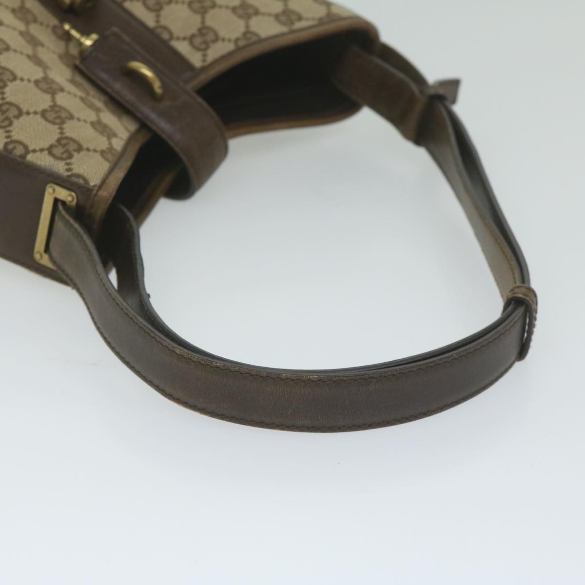 GUCCI GG Canvas Jackie Shoulder Bag Beige 110291 61488
