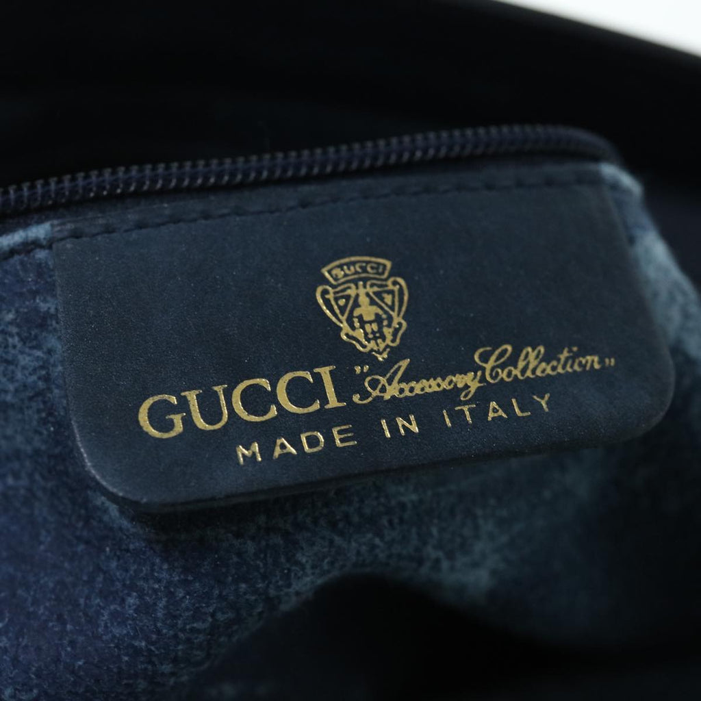 GUCCI GG Supreme Sherry Line Shoulder Bag Red Navy 010 378 61489