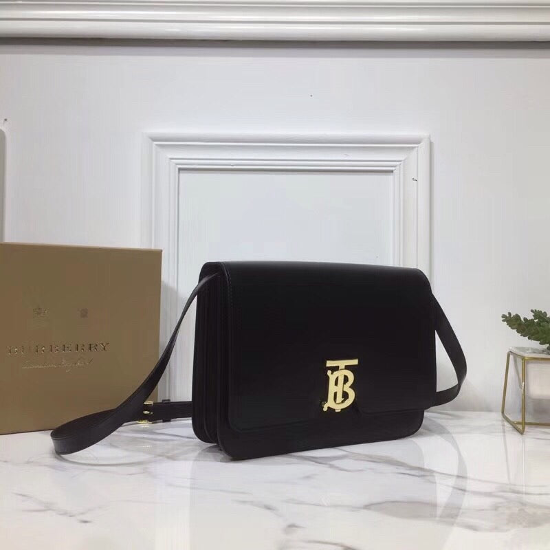 GLAMI Small TB Crossbody Bag Monogram Black For Women, Bags 8.3in/21cm 80514911