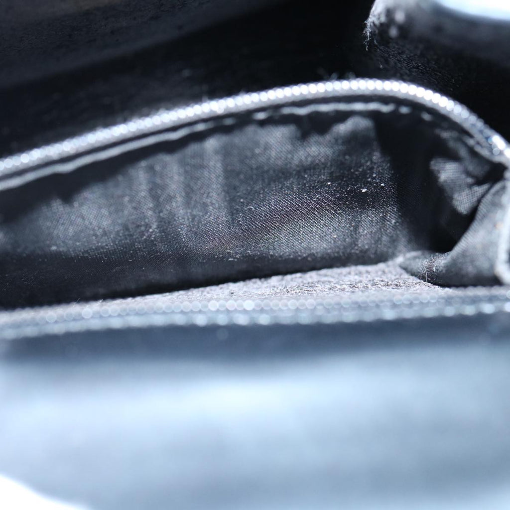 GUCCI Hand Bag Patent leather 2way Black 61541