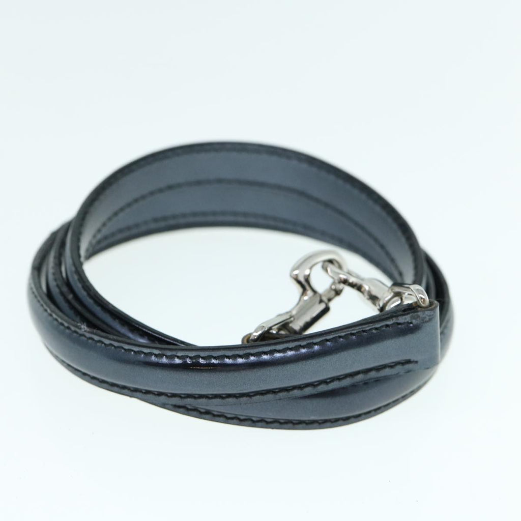 GUCCI Hand Bag Patent leather 2way Black 61541