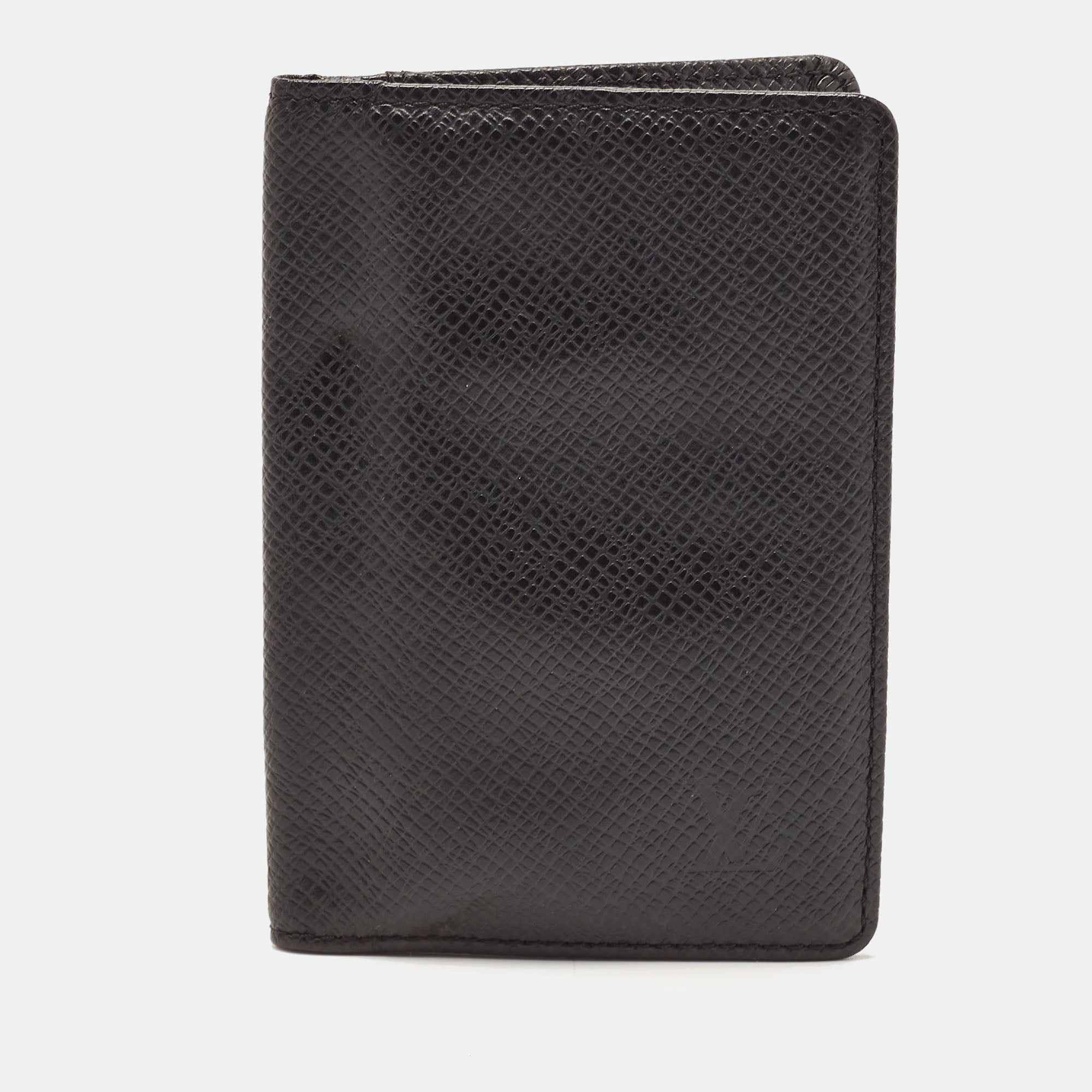 Louis Vuitton  Taiga Leather Bifold Card Case