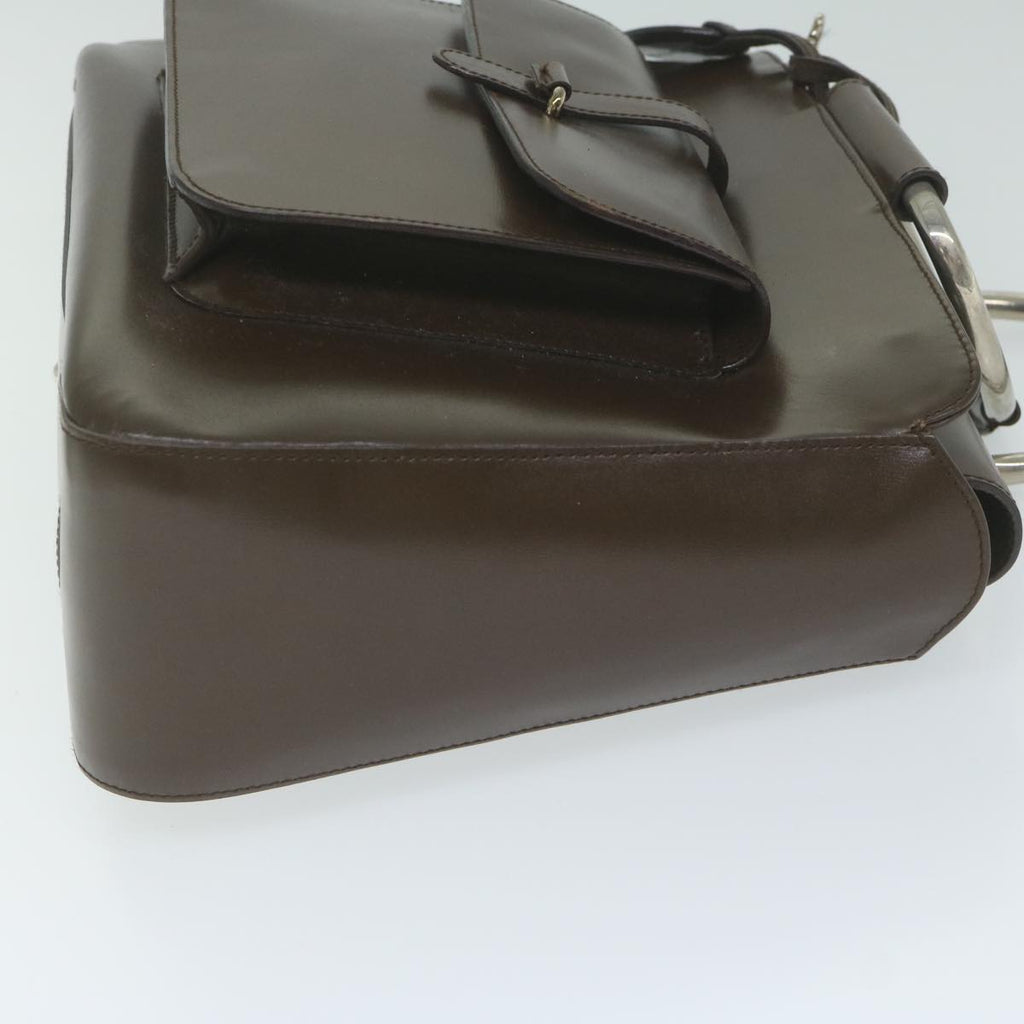 GUCCI Hand Bag Patent leather Brown 000 2058 0307 5 61566