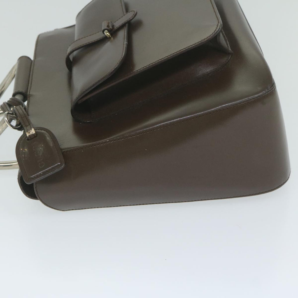 GUCCI Hand Bag Patent leather Brown 000 2058 0307 5 61566