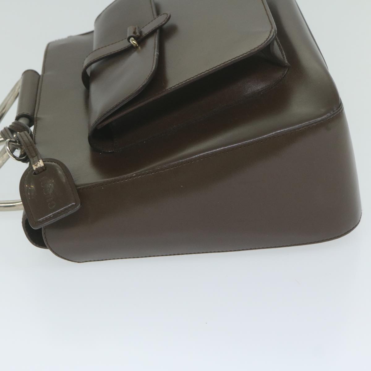 GUCCI Hand Bag Patent leather Brown 000 2058 0307 5 61566