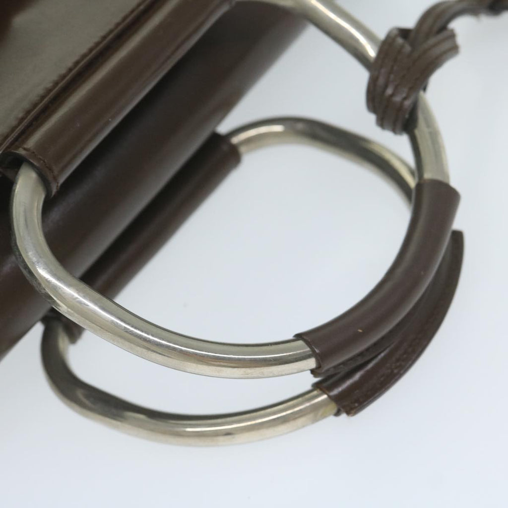 GUCCI Hand Bag Patent leather Brown 000 2058 0307 5 61566