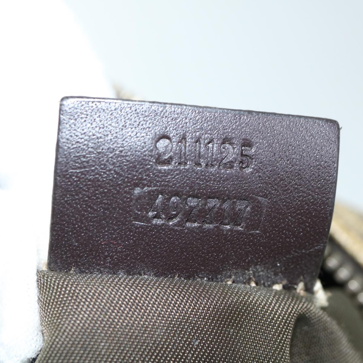 GUCCI Shoes Case GG Supreme PVC Leather Beige 211125 61571