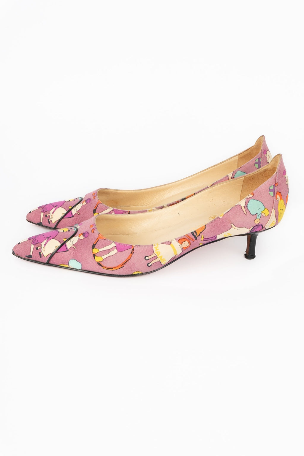 Escarpins en toile Chanel
