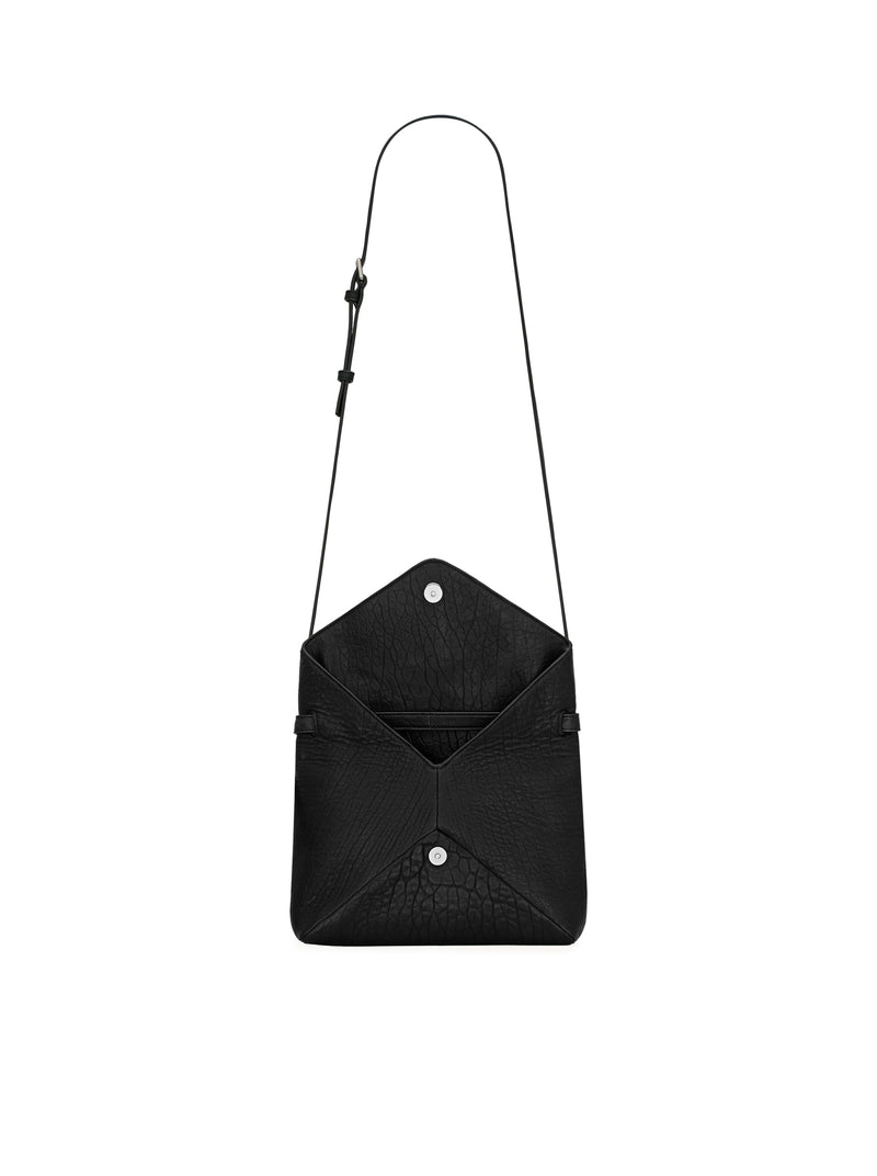 Saint Laurent Men Cassandre Envelope Messenger In Lambskin
