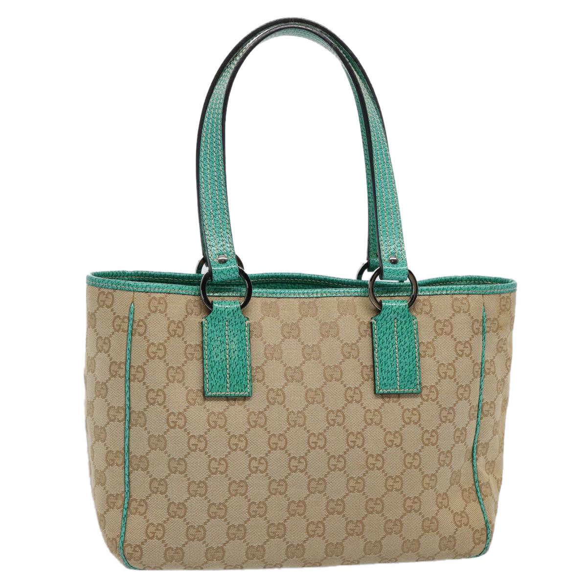 GUCCI GG Canvas Tote Bag Beige 113019 61647