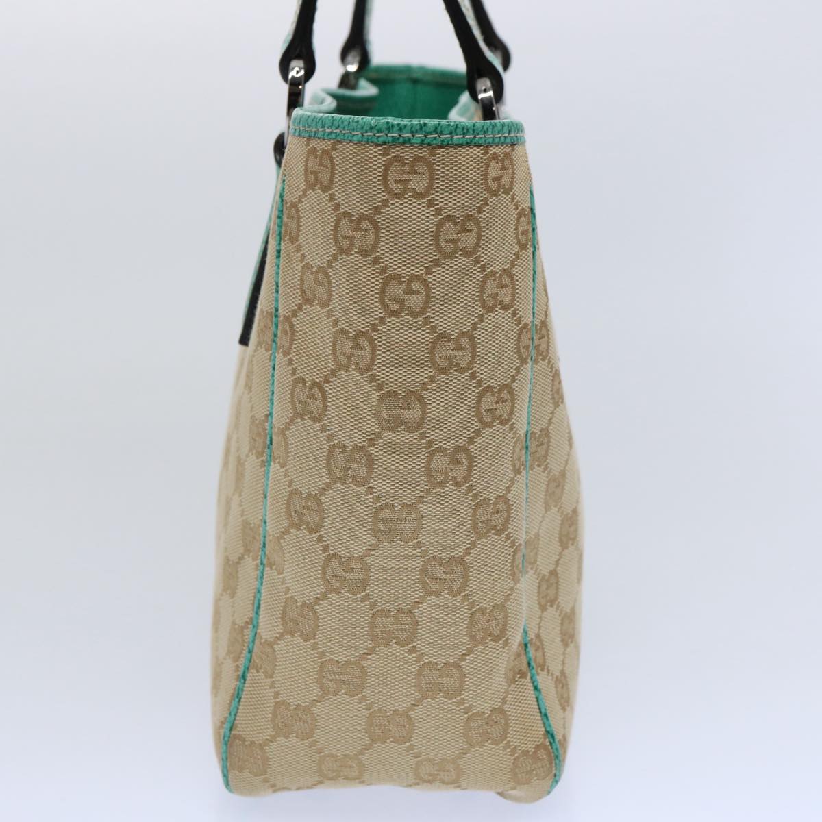 GUCCI GG Canvas Tote Bag Beige 113019 61647