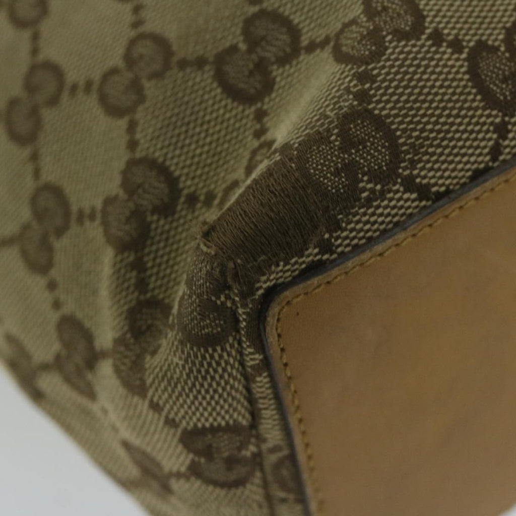 GUCCI GG Canvas Hand Bag Beige 002 1099 61649