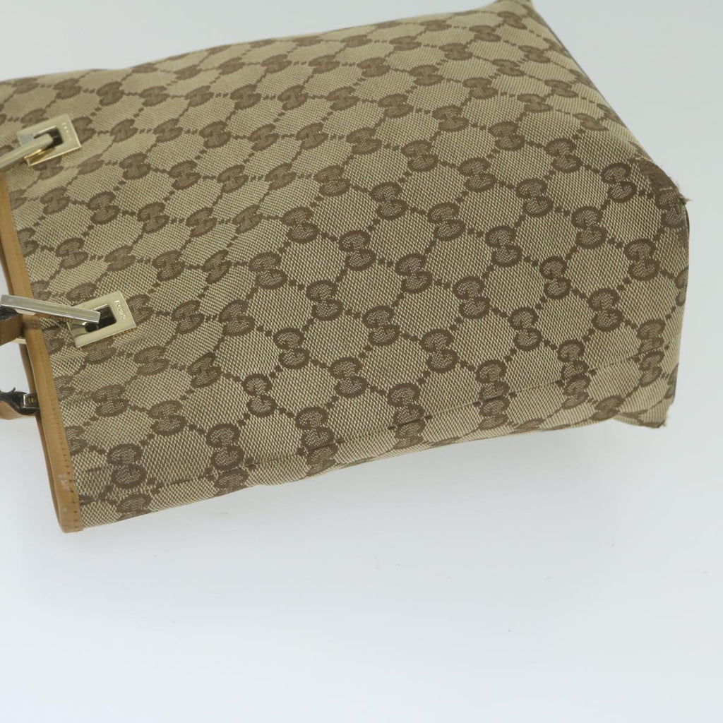 GUCCI GG Canvas Hand Bag Beige 002 1099 61649