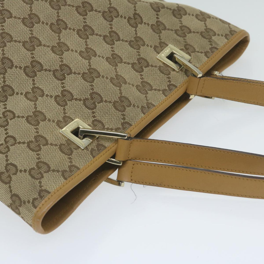 GUCCI GG Canvas Hand Bag Beige 002 1099 61649