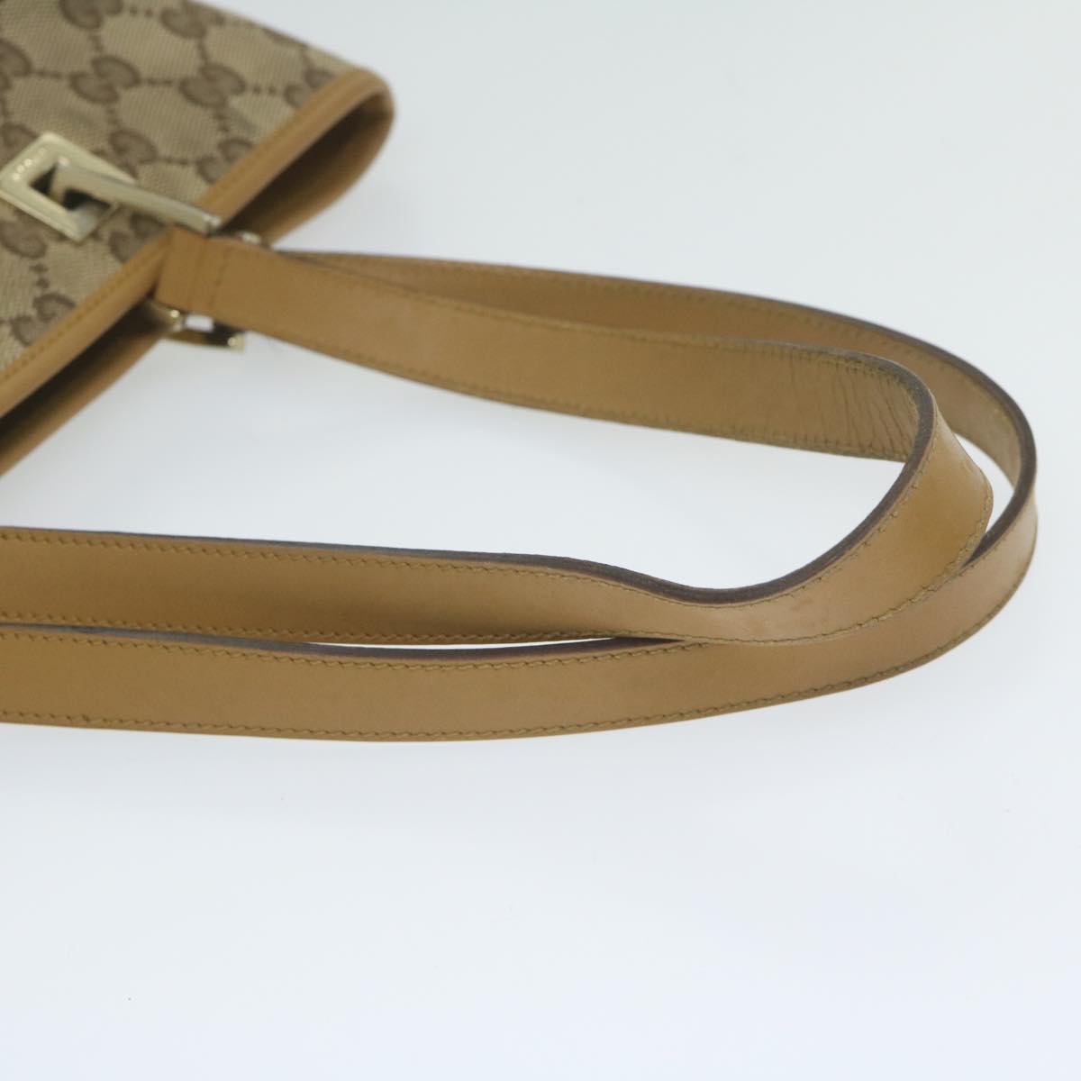 GUCCI GG Canvas Hand Bag Beige 002 1099 61649