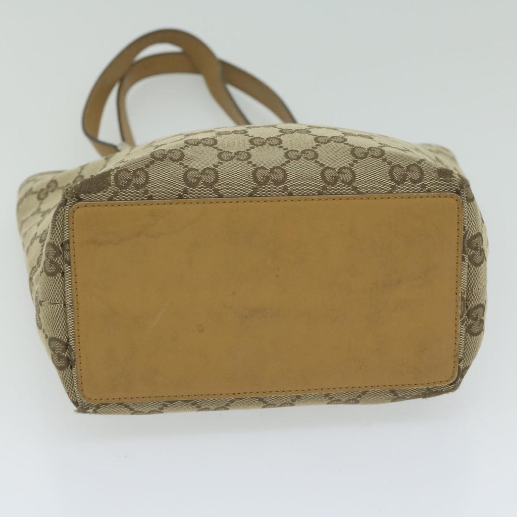GUCCI GG Canvas Hand Bag Beige 002 1099 61649