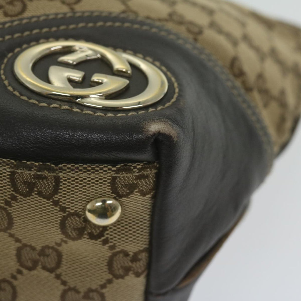 GUCCI GG Canvas Tote Bag Beige 169946 61653